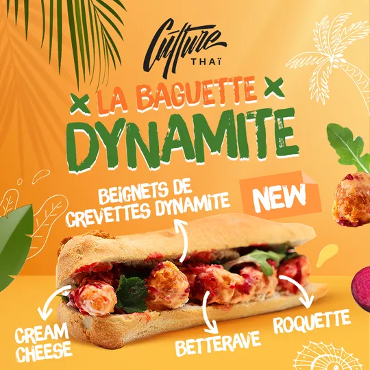 Visuel sandwich Baguette Dynamite